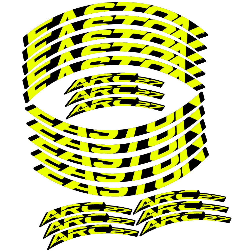 Stickers Easton ARC27 compatibles Autocollants roues VTT 29"