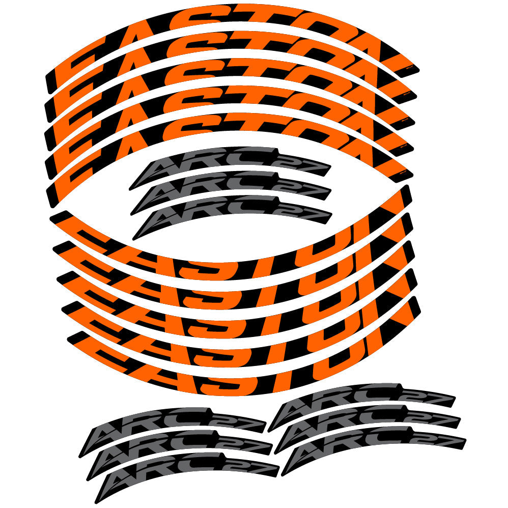Stickers Easton ARC27 compatibles Autocollants roues VTT 29"