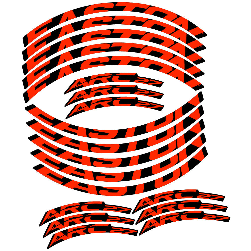 Stickers Easton ARC27 compatibles Autocollants roues VTT 29"
