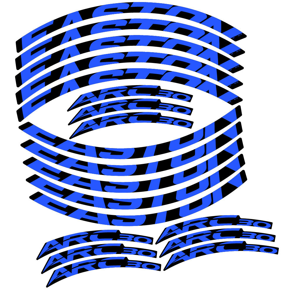 Stickers Easton ARC30 compatibles - Autocollants roue vélo VTT