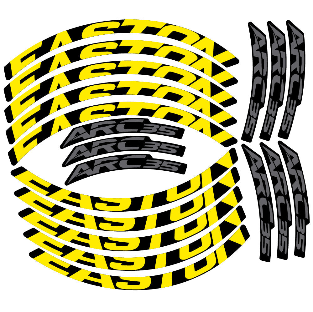 Stickers Easton ARC35 compatibles Autocollants roues VTT 29"