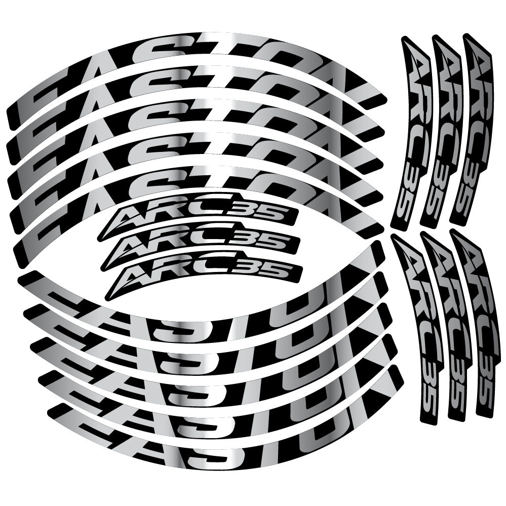 Stickers Easton ARC35 compatibles Autocollants roues VTT 29"