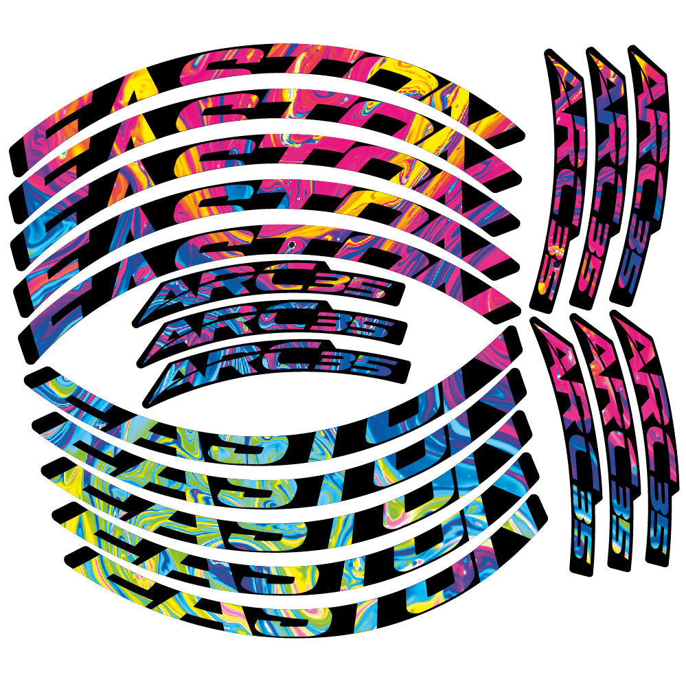 Stickers Easton ARC35 compatibles Autocollants roues VTT 29"
