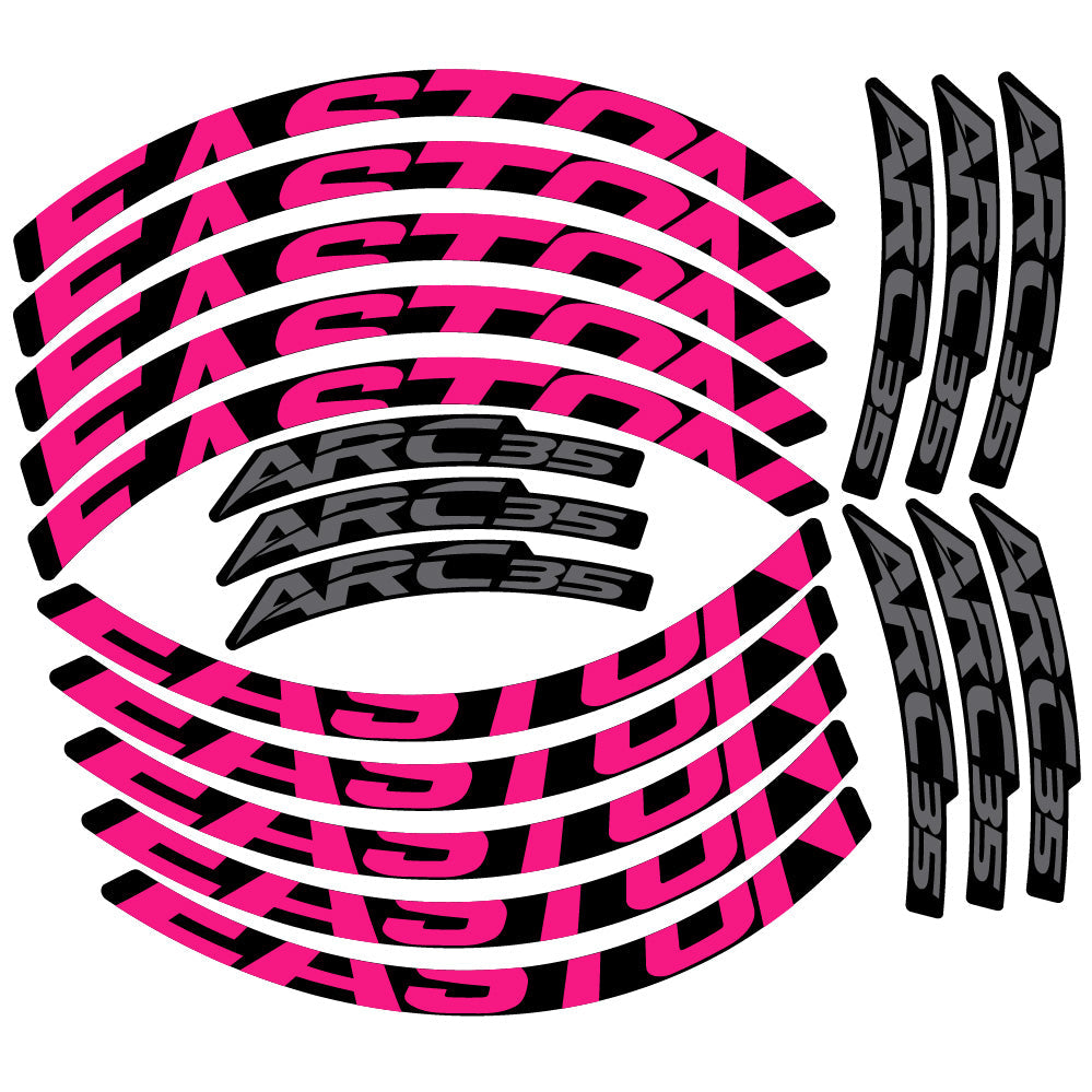 Stickers Easton ARC35 compatibles Autocollants roues VTT 29"