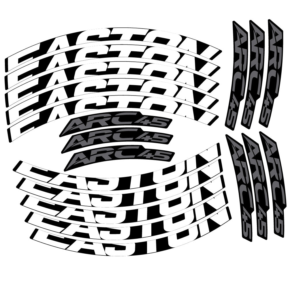 Stickers Easton ARC45 compatibles Autocollants roues VTT 29"