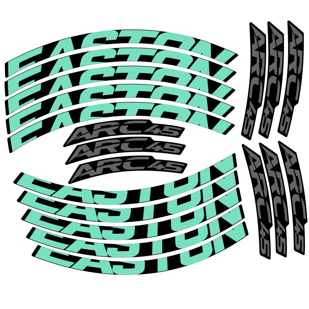 Stickers Easton ARC45 compatibles Autocollants roues VTT 29"