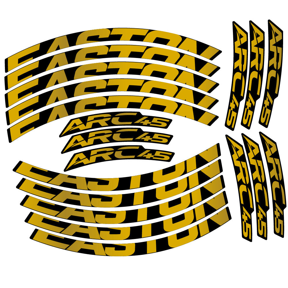 Stickers Easton ARC45 compatibles Autocollants roues VTT 29"