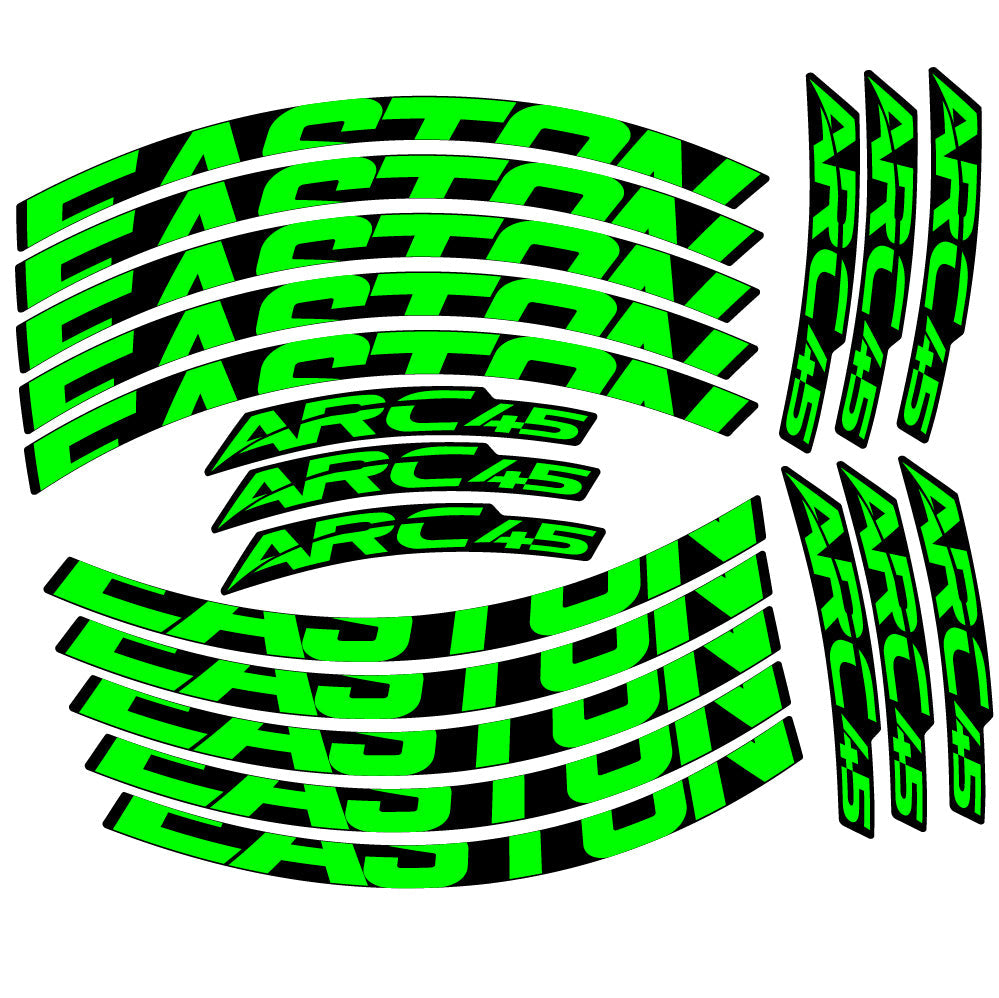 Stickers Easton ARC45 compatibles Autocollants roues VTT 29"