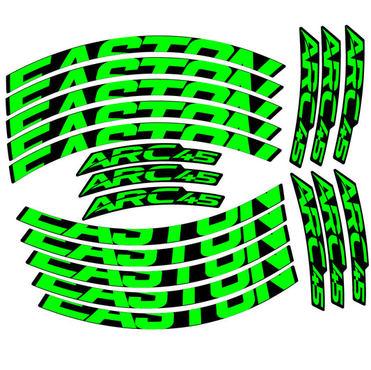 Stickers Easton ARC45 compatibles Autocollants roues VTT 29"