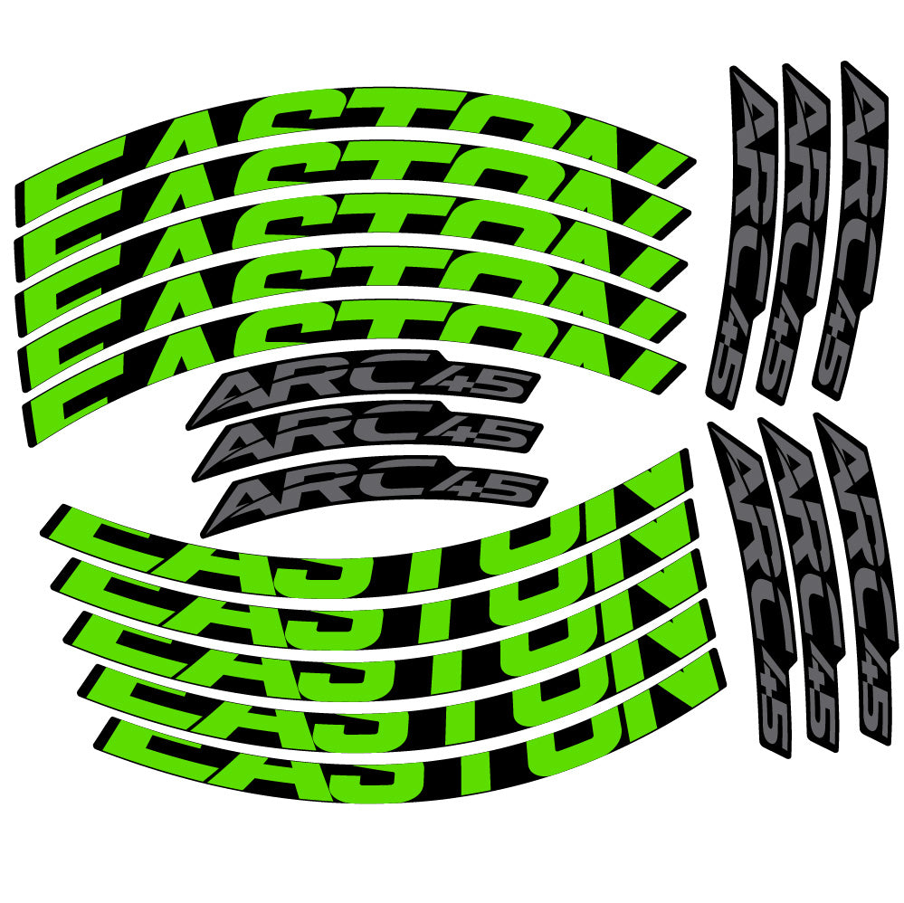 Stickers Easton ARC45 compatibles Autocollants roues VTT 29"