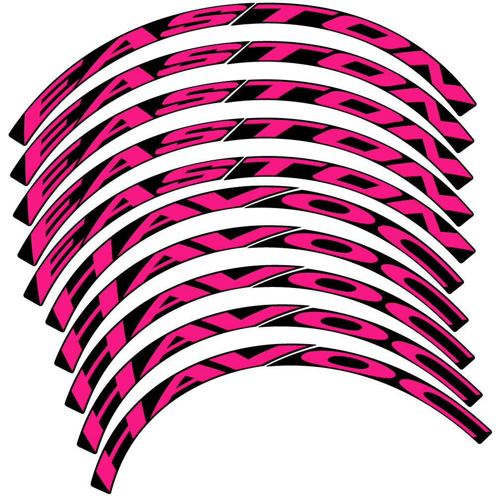 Stickers Easton Havoc compatibles - Autocollants roue vélo VTT