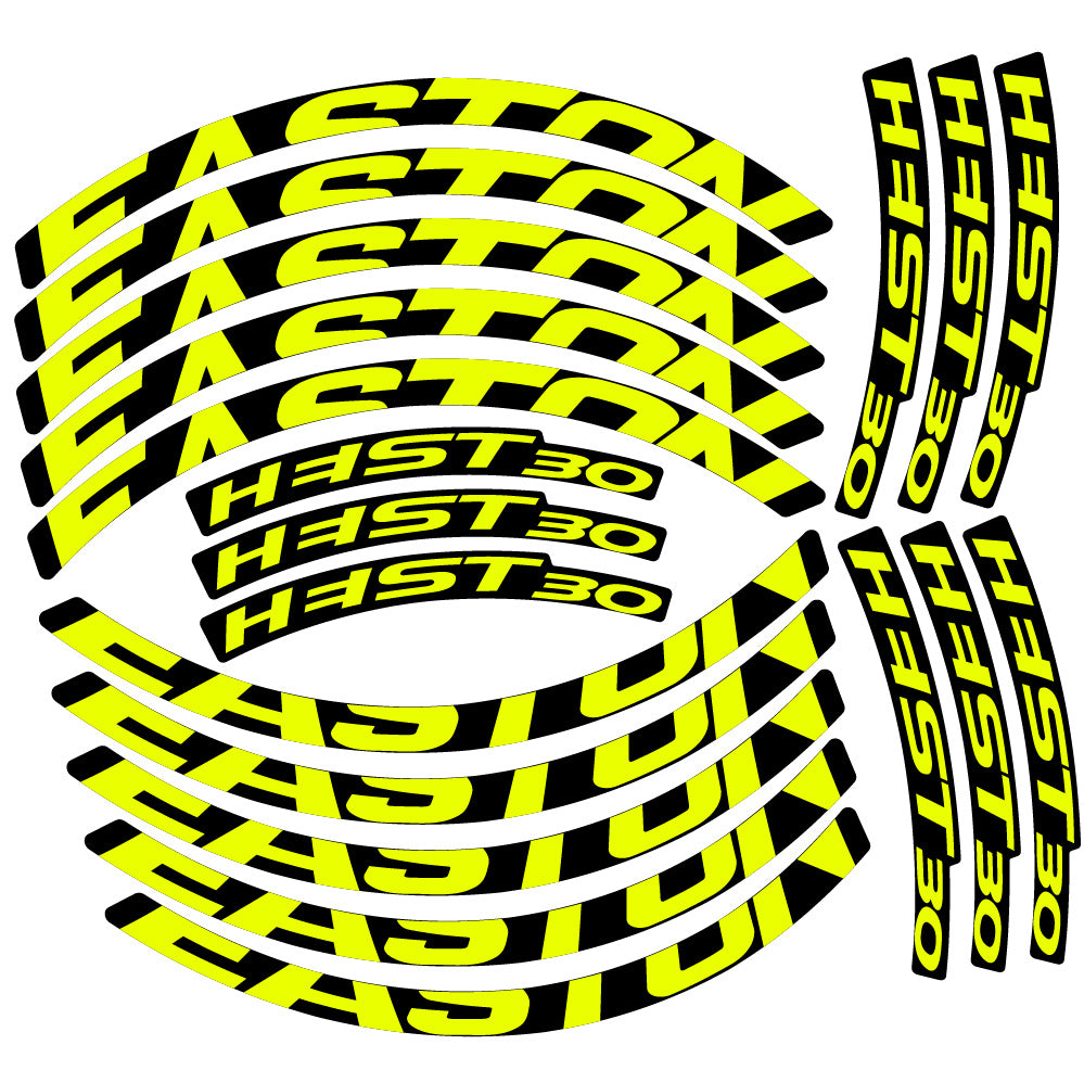 Stickers Easton Heist 30 compatibles Autocollants roues VTT 29"