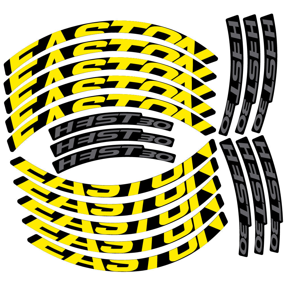 Stickers Easton Heist 30 compatibles - Autocollants roue vélo VTT