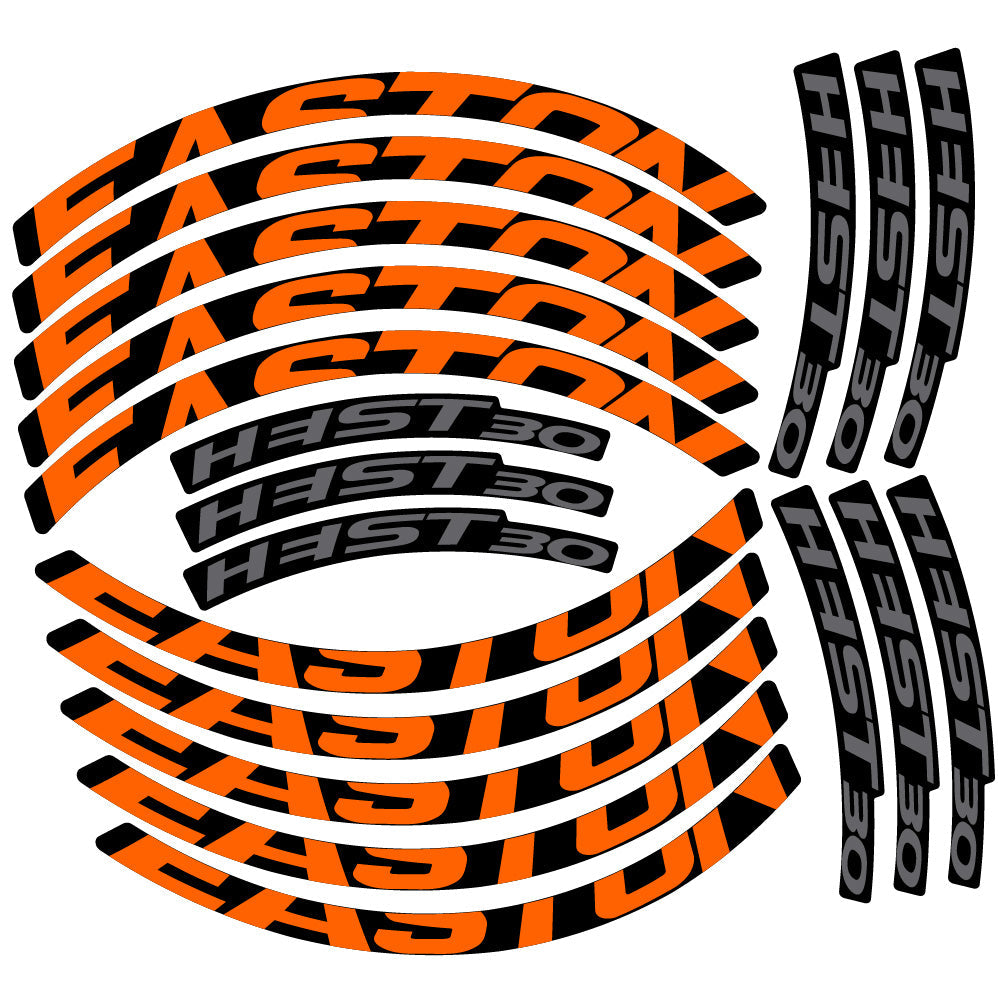 Stickers Easton Heist 30 compatibles Autocollants roues VTT 29"