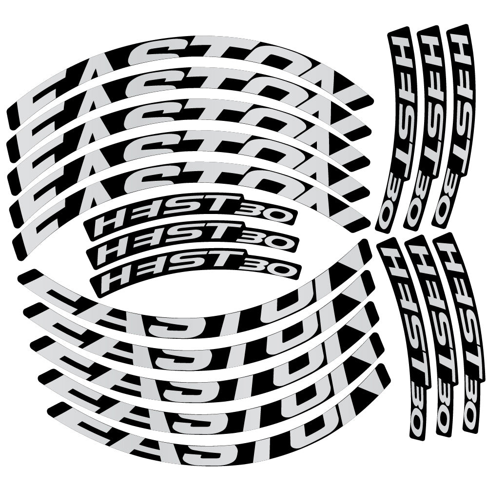 Stickers Easton Heist 30 compatibles Autocollants roues VTT 29"