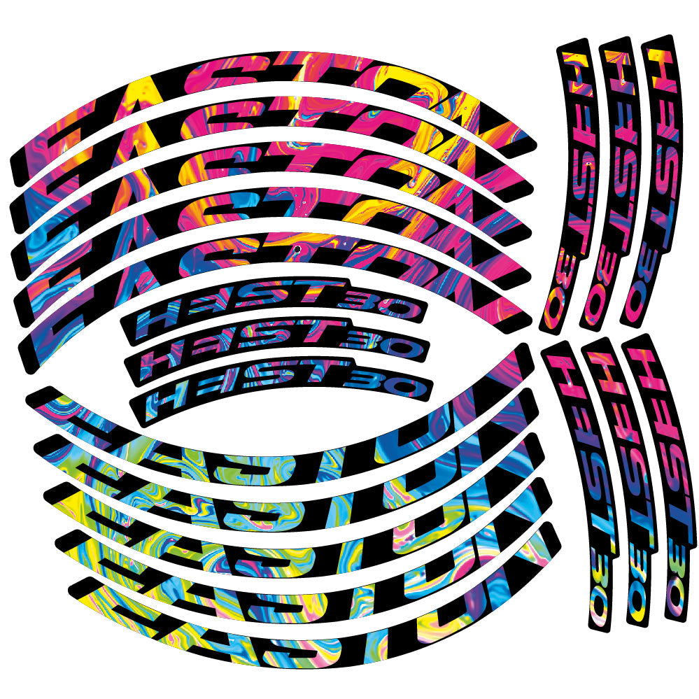 Stickers Easton Heist 30 compatibles Autocollants roues VTT 29"