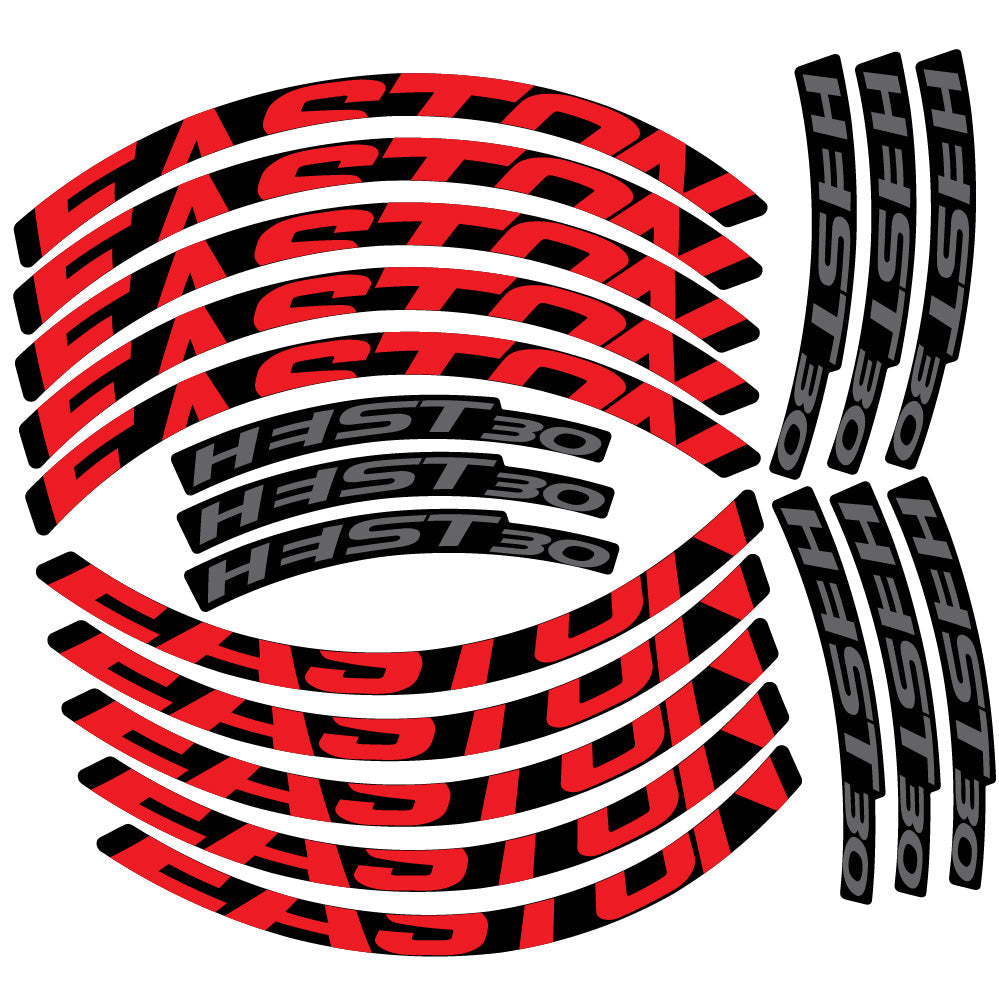 Stickers Easton Heist 30 compatibles - Autocollants roue vélo VTT