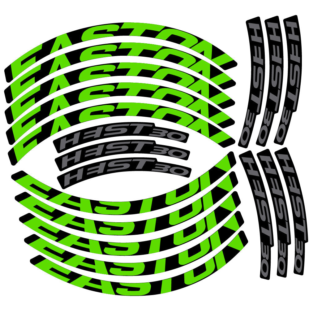 Stickers Easton Heist 30 compatibles Autocollants roues VTT 29"