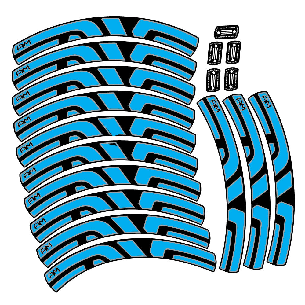 Stickers Enve AM compatibles Autocollants roues VTT 29"