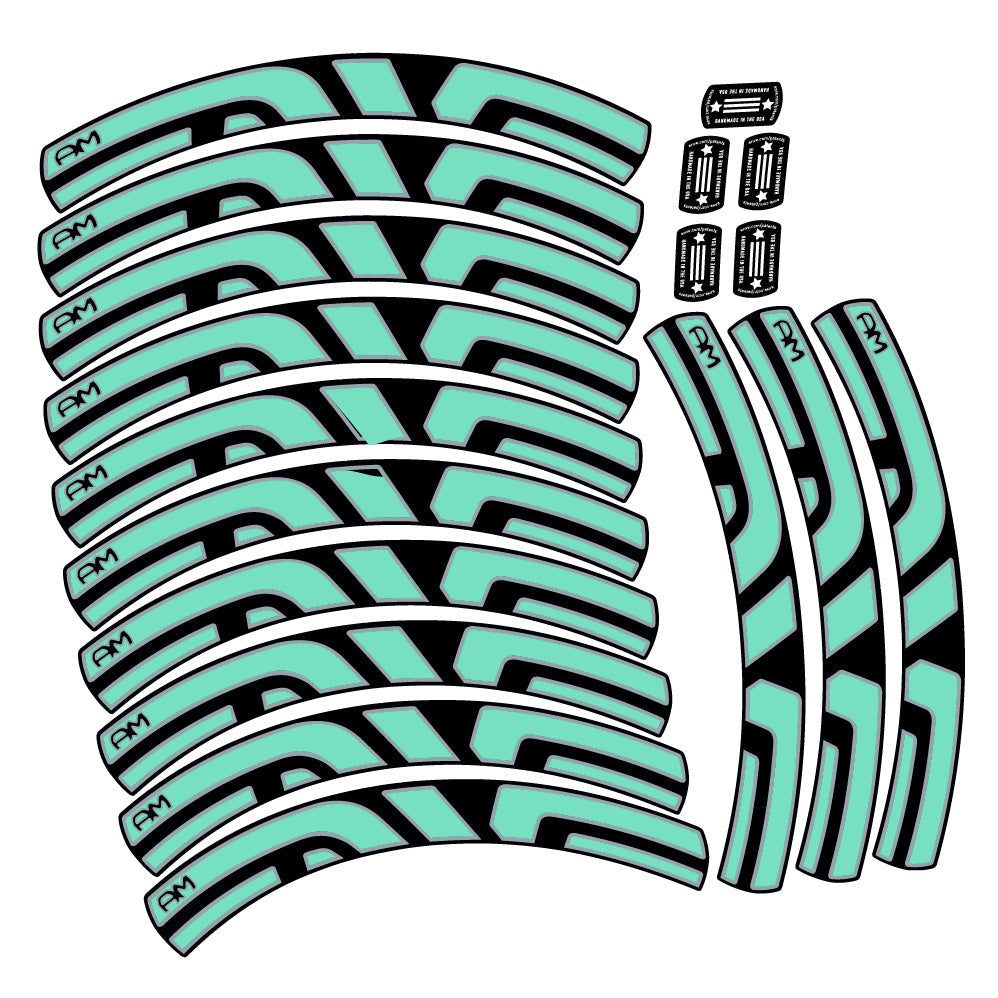 Stickers Enve AM compatibles Autocollants roues VTT 29"