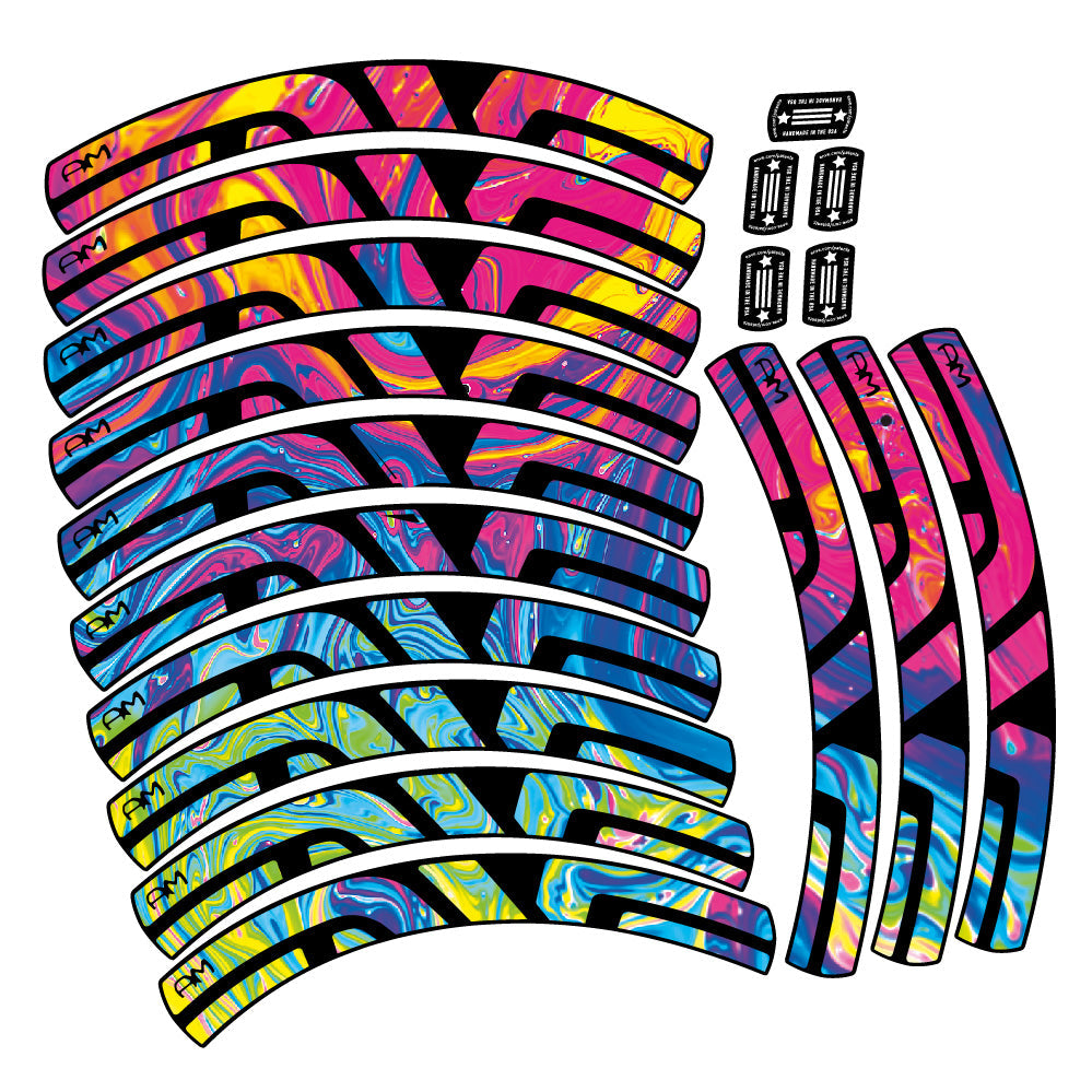 Stickers Enve AM compatibles Autocollants roues VTT 29"