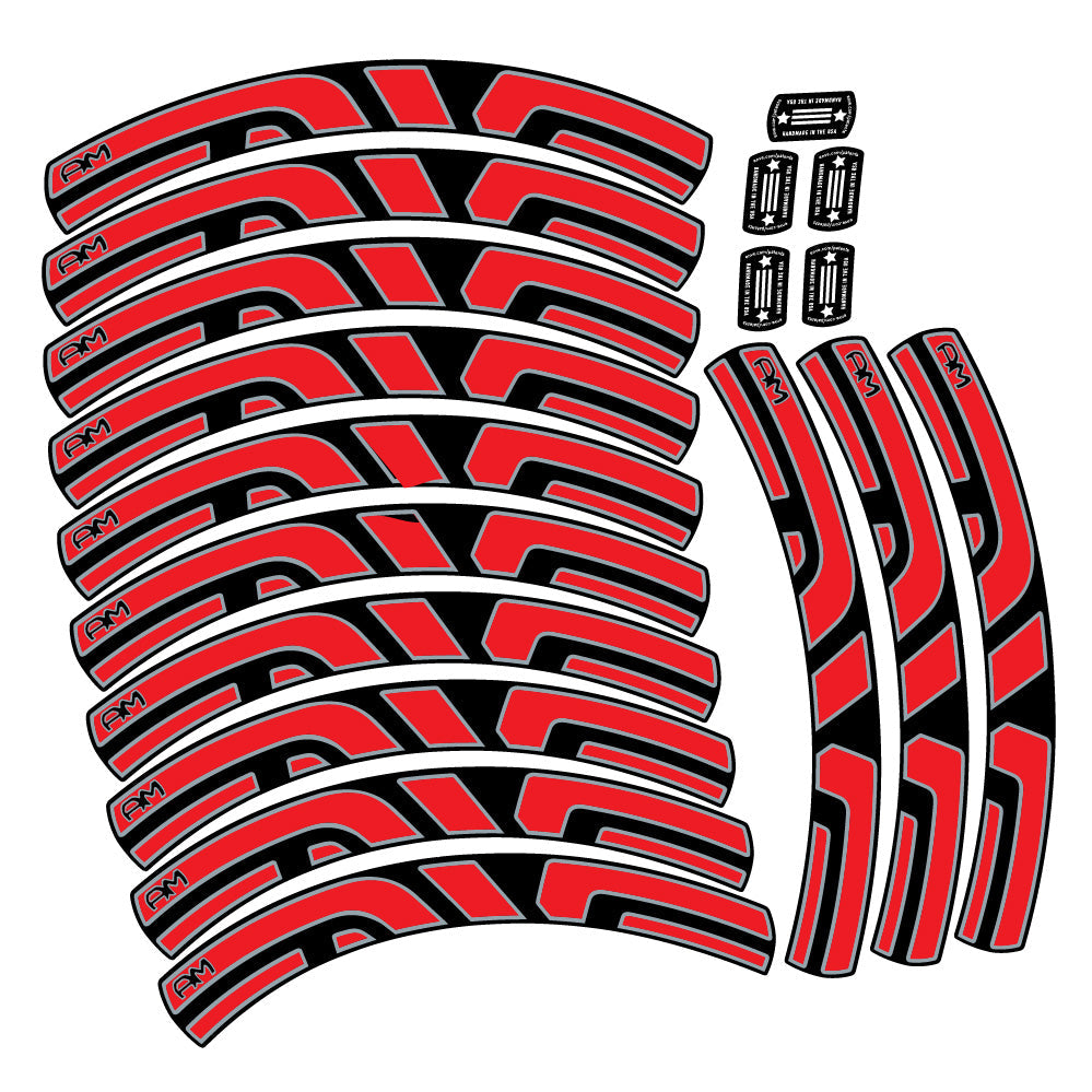 Stickers Enve AM compatibles Autocollants roues VTT 29"