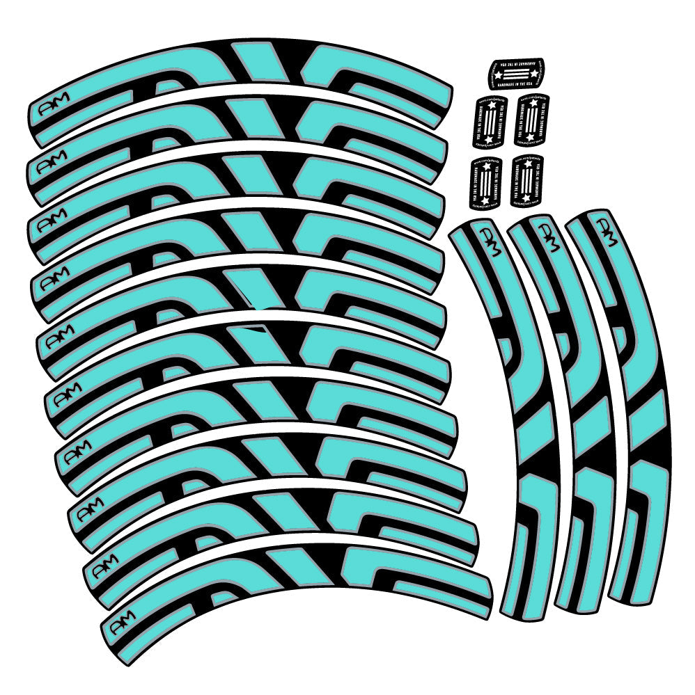 Stickers Enve AM compatibles Autocollants roues VTT 29"
