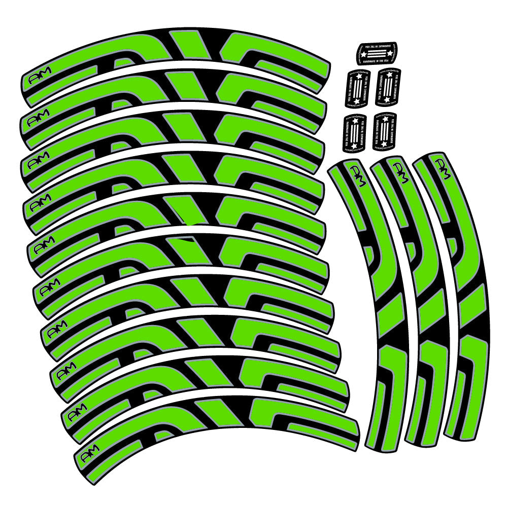 Stickers Enve AM compatibles Autocollants roues VTT 29"