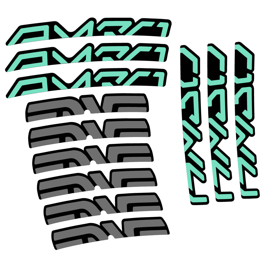 Stickers Enve AM30 2021 compatibles - Autocollants roue vélo VTT