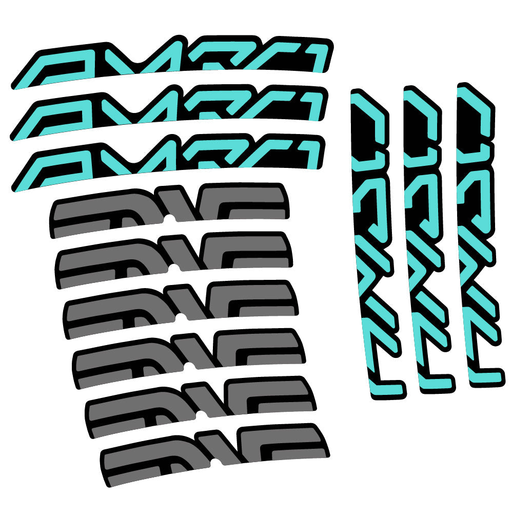 Stickers Enve AM30 2021 compatibles Autocollants roues VTT 29"