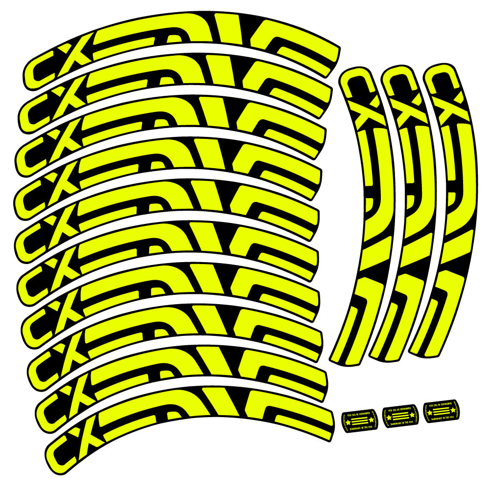Stickers Enve CX compatibles Autocollants roues VTT 29"