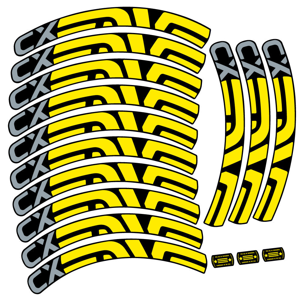 Stickers Enve CX compatibles Autocollants roues VTT 29"