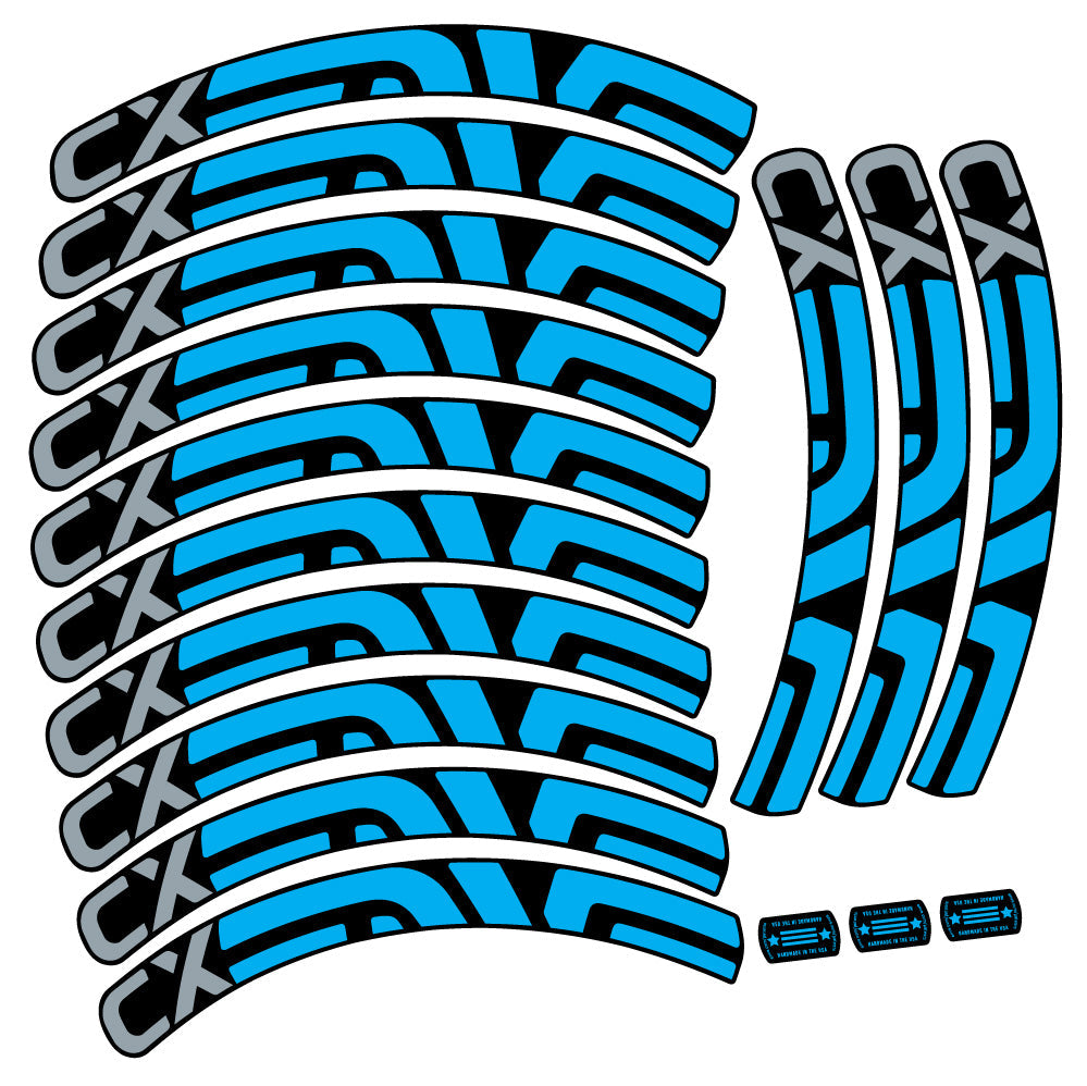 Stickers Enve CX compatibles Autocollants roues VTT 29"