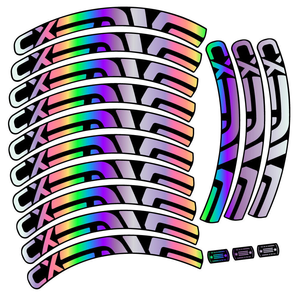 Stickers Enve CX compatibles Autocollants roues VTT 29"