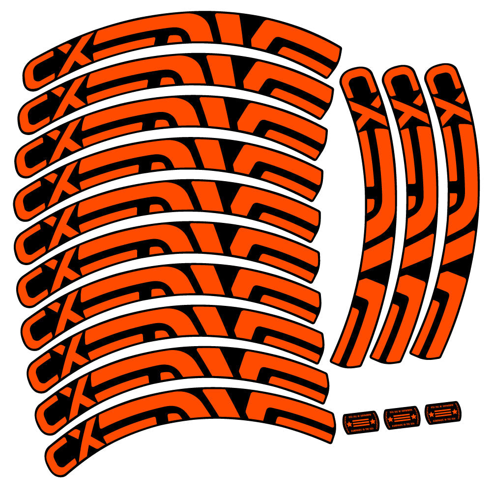Stickers Enve CX compatibles Autocollants roues VTT 29"