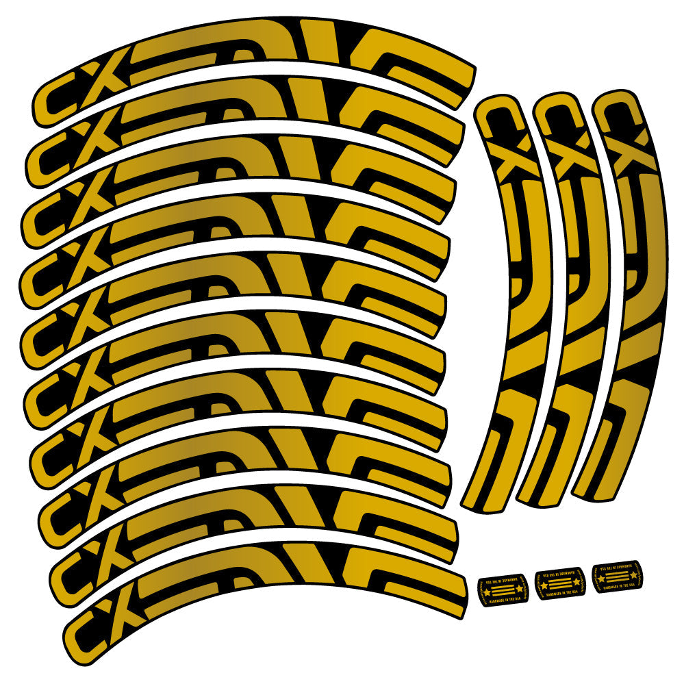 Stickers Enve CX compatibles Autocollants roues VTT 29"