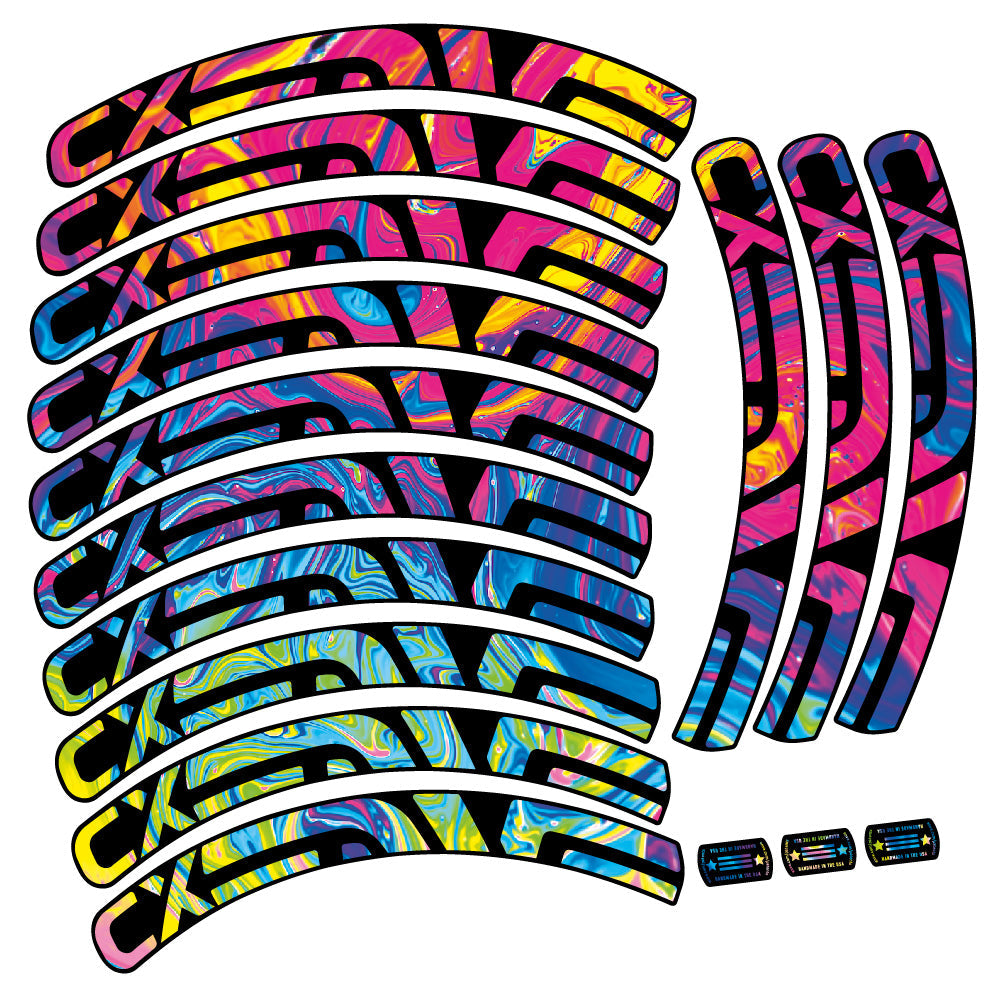 Stickers Enve CX compatibles Autocollants roues VTT 29"