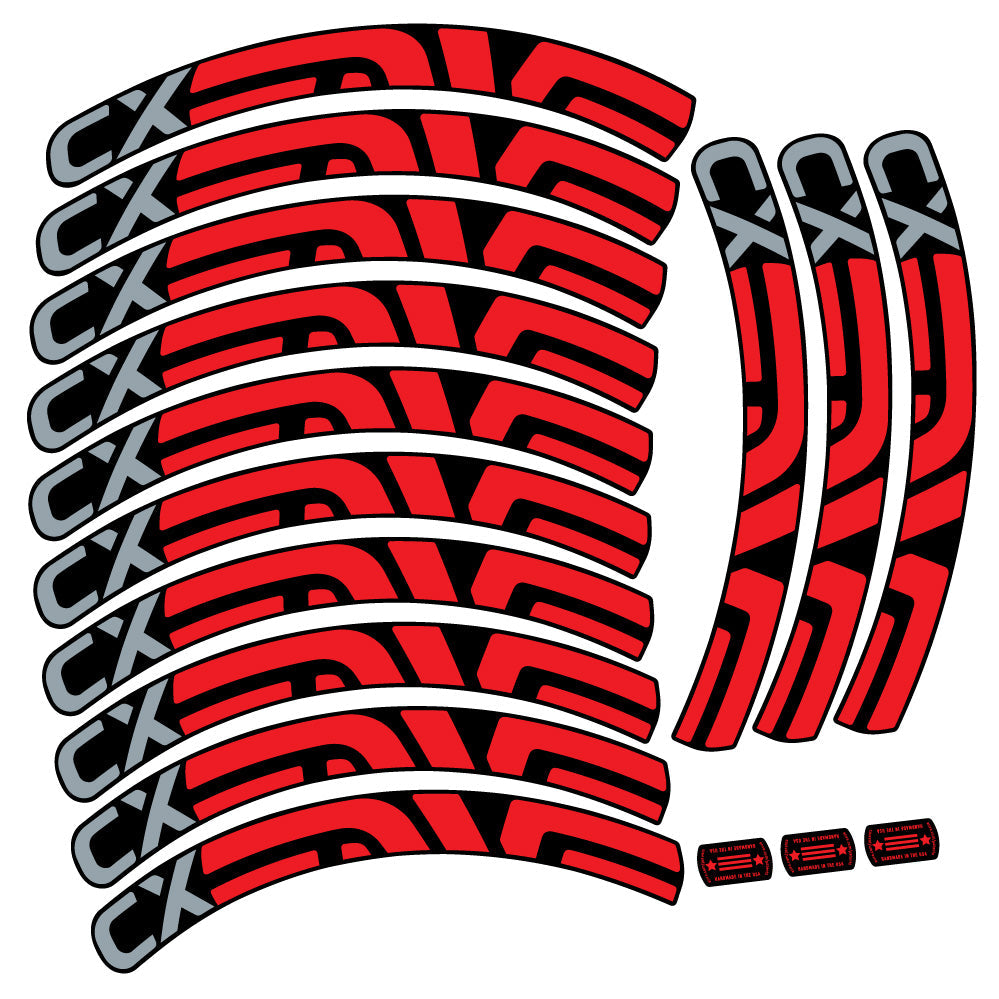 Stickers Enve CX compatibles Autocollants roues VTT 29"