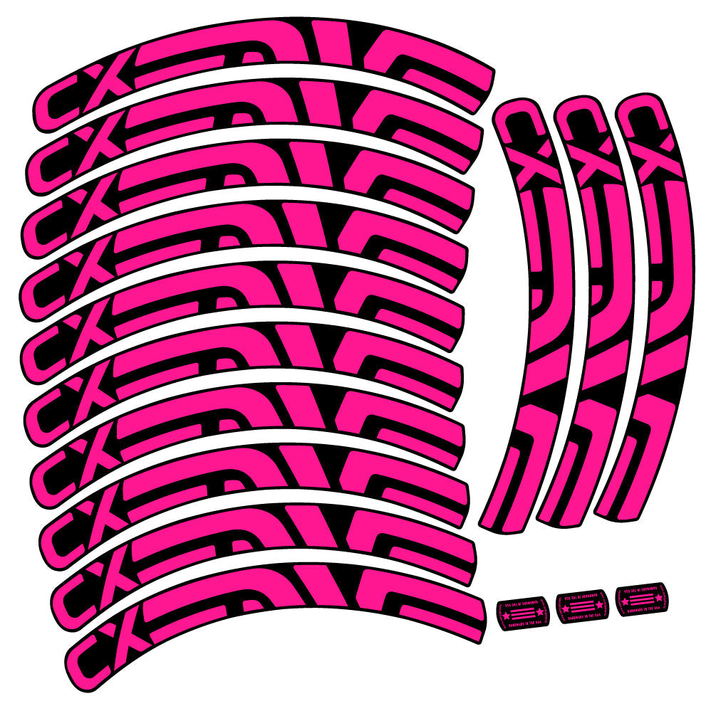 Stickers Enve CX compatibles Autocollants roues VTT 29"