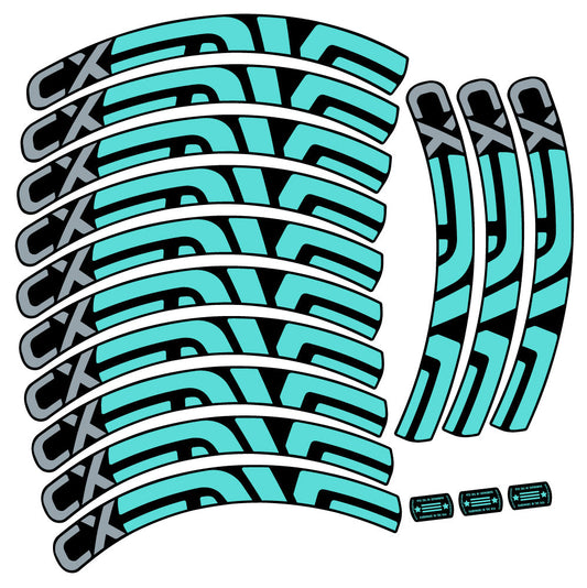 Stickers Enve CX compatibles Autocollants roues VTT 29"