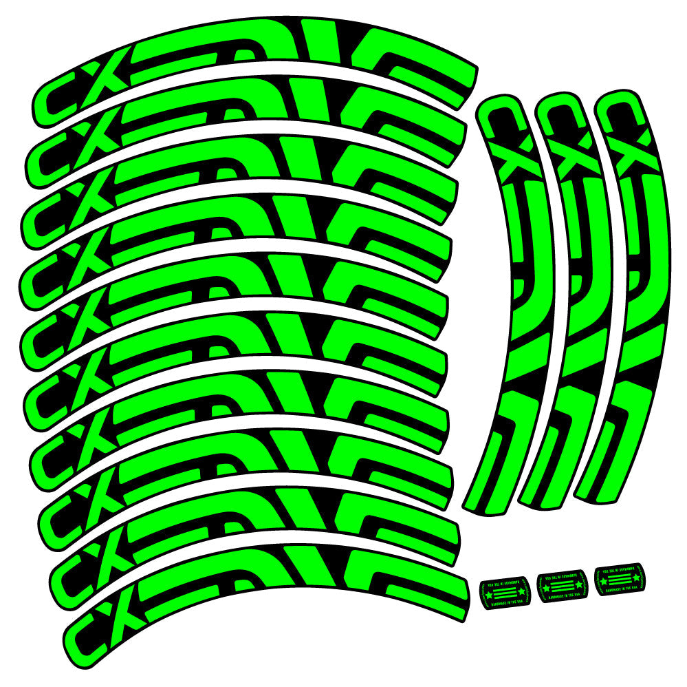 Stickers Enve CX compatibles Autocollants roues VTT 29"