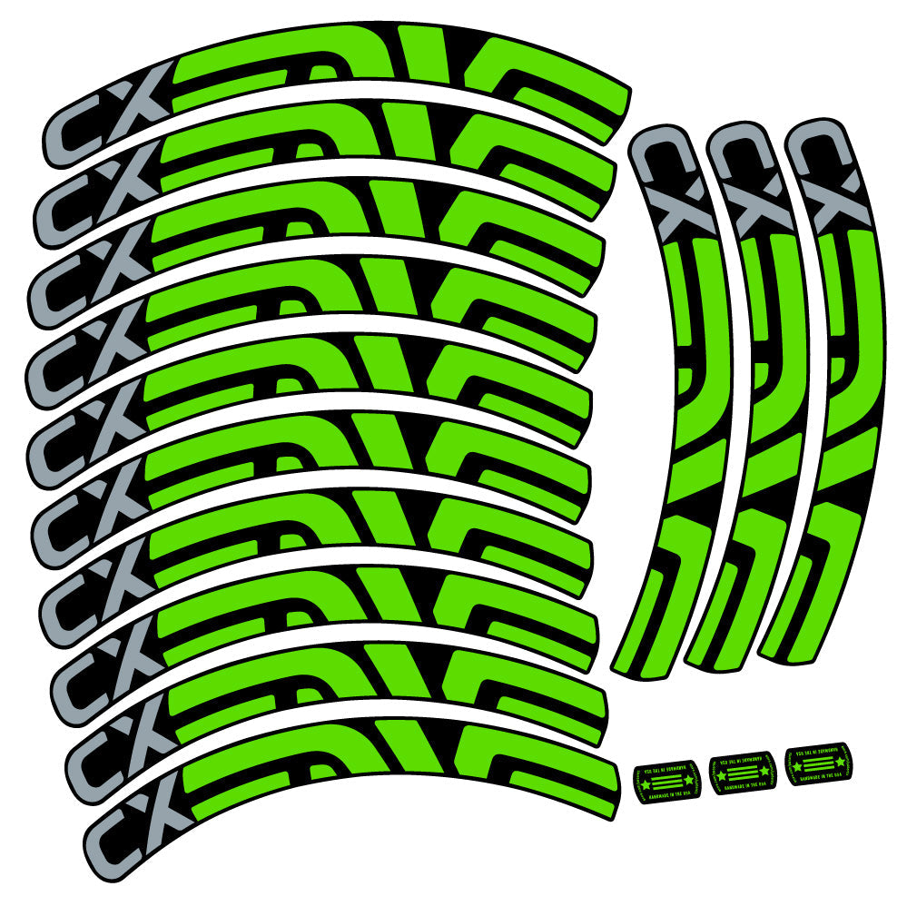 Stickers Enve CX compatibles Autocollants roues VTT 29"