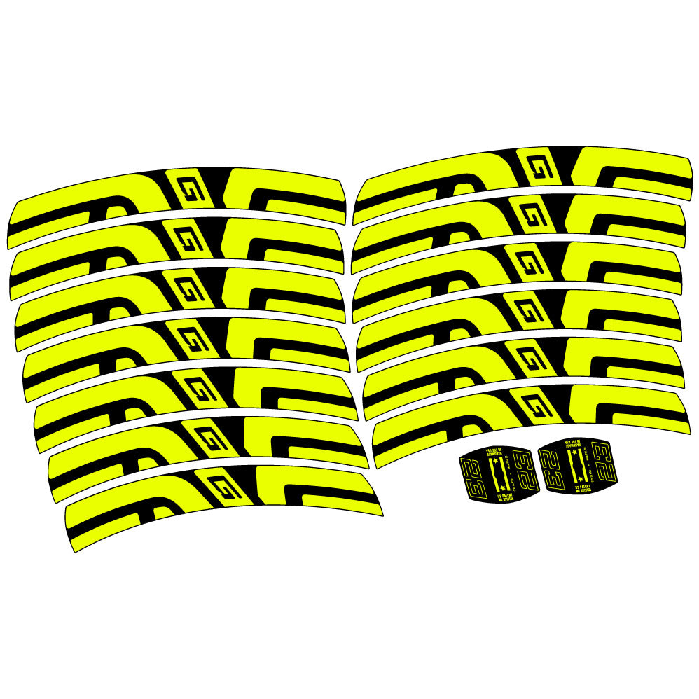 Stickers Enve G23 compatibles Autocollants roues VTT 29"