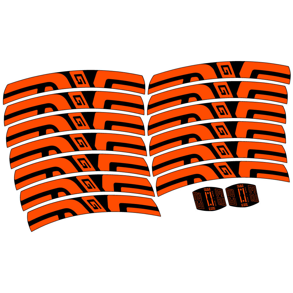 Stickers Enve G23 compatibles Autocollants roues VTT 29"