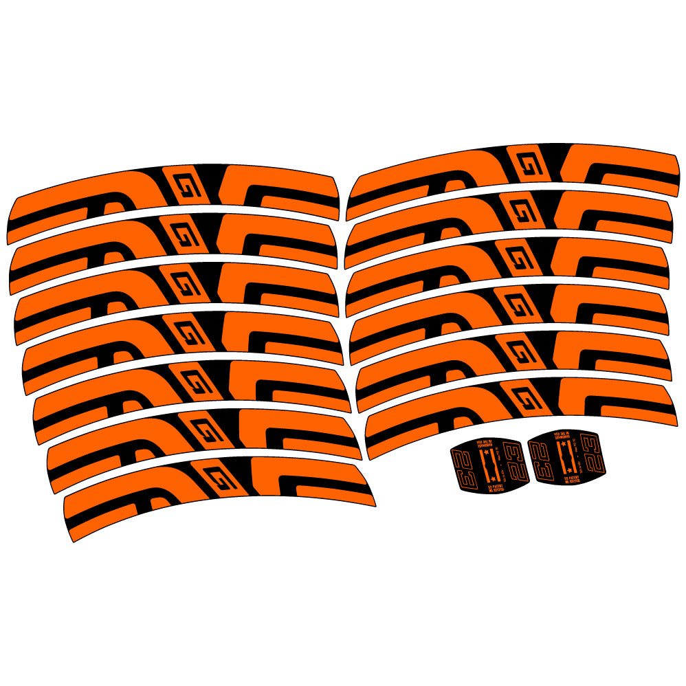 Stickers Enve G23 compatibles Autocollants roues VTT 29"