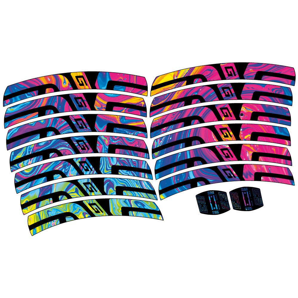 Stickers Enve G23 compatibles Autocollants roues VTT 29"