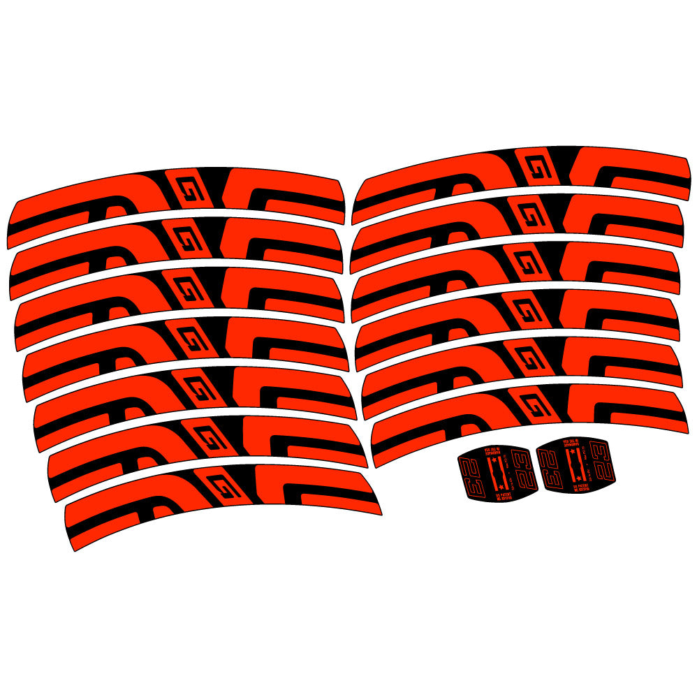 Stickers Enve G23 compatibles Autocollants roues VTT 29"