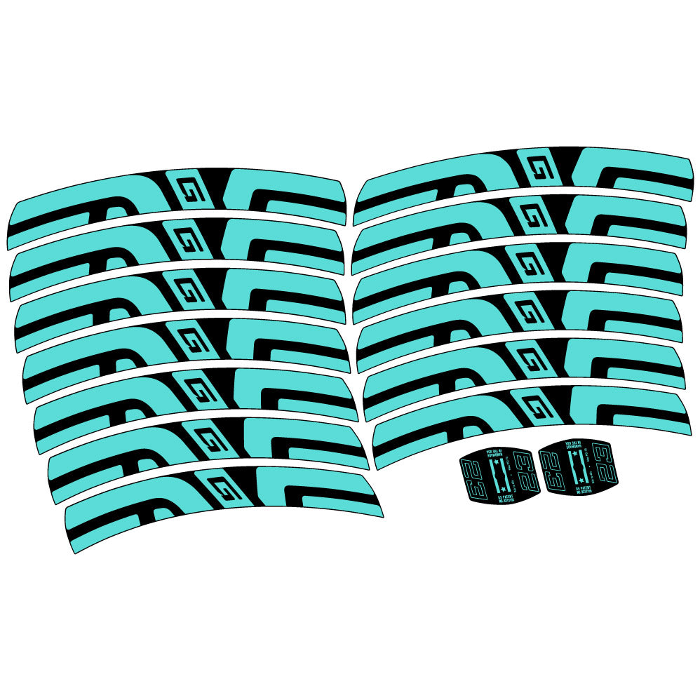 Stickers Enve G23 compatibles Autocollants roues VTT 29"