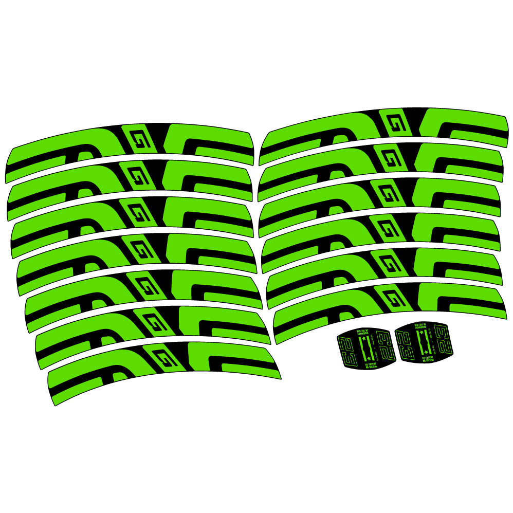 Stickers Enve G23 compatibles Autocollants roues VTT 29"