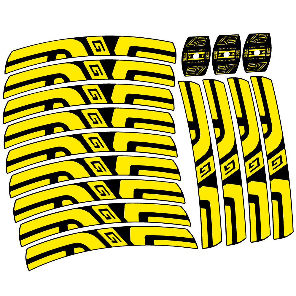 Stickers Enve G27 compatibles Autocollants roues VTT 29"